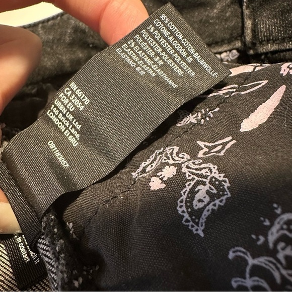 Free people we the free black high waisted skinny jeans - Picture 5 of 7